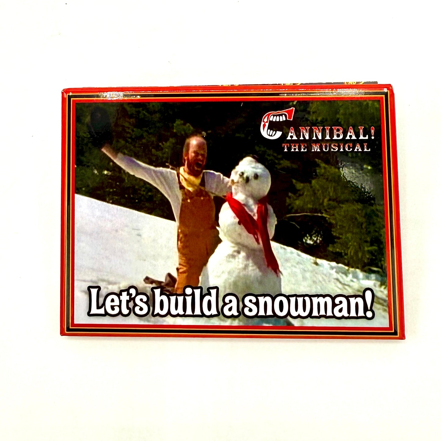 Let's Build a Snowman Magnet