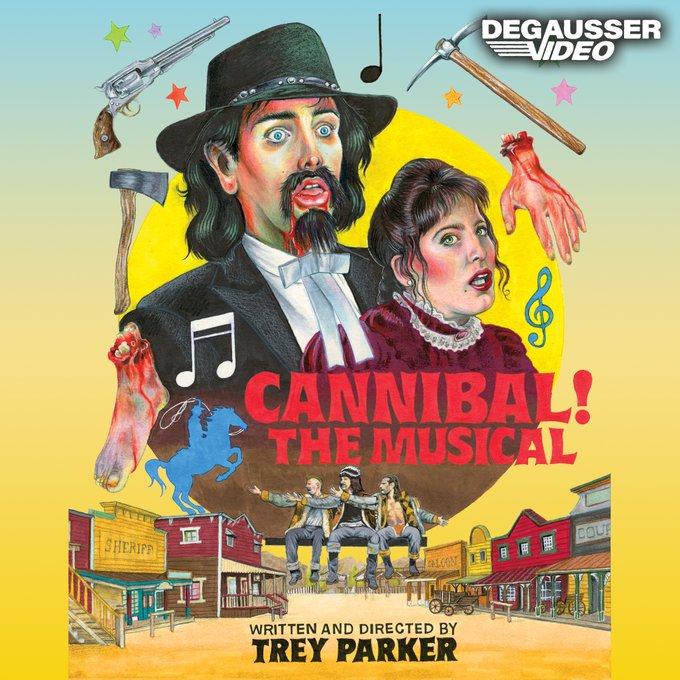 Cannibal! The Musical Blue Ray US Release by Vinegar Syndrome (Ships 12/17/24)